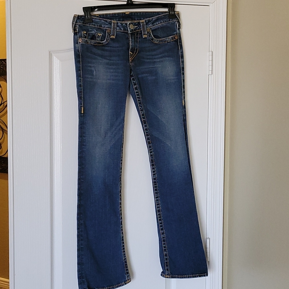 True Religion low rise bootcut jeans